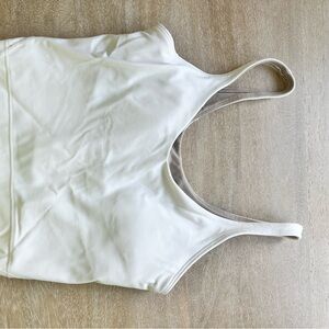 White Align Tank Top